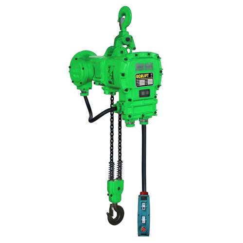 Таль электрическая цепная стационарная на крюке ТЭЦ OCALIFT ENK 02-02S 2т 6м