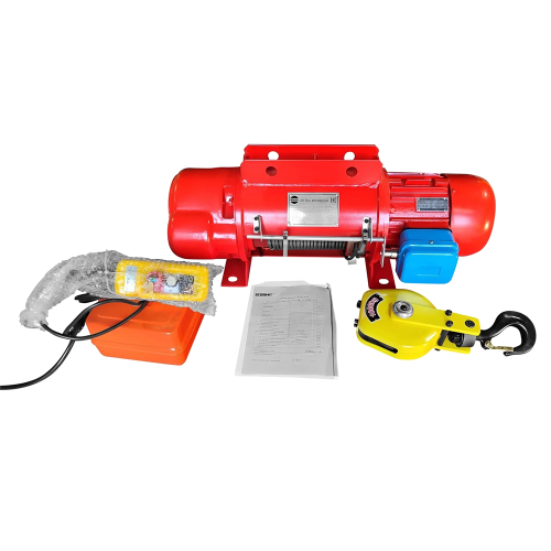 Таль электрическая канатная стационарная на лапах ТЭК OCALIFT CD1 1Т 6м