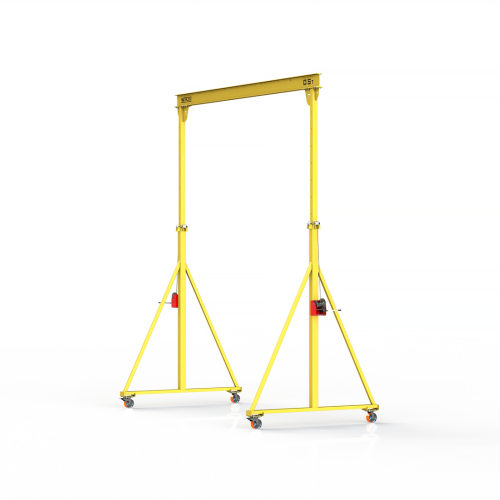 Мини кран козловой с регулируемой высотой Мобиус-TU до 500 кг 4-6x4 метра