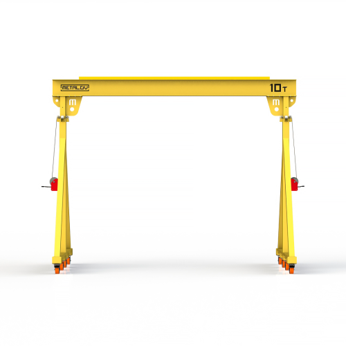 Мини кран козловой с регулируемой высотой Мобиус-TU до 10T 3-4x5 метров