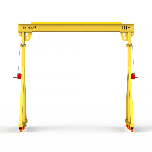 Мини кран козловой с регулируемой высотой Мобиус-TU до 10Т 3,5-5x5 метров