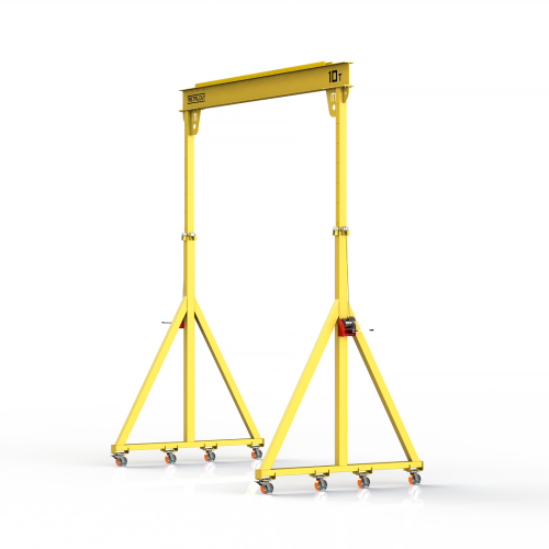 Мини кран козловой с регулируемой высотой Мобиус-TU до 10Т 3,5-5x5 метров