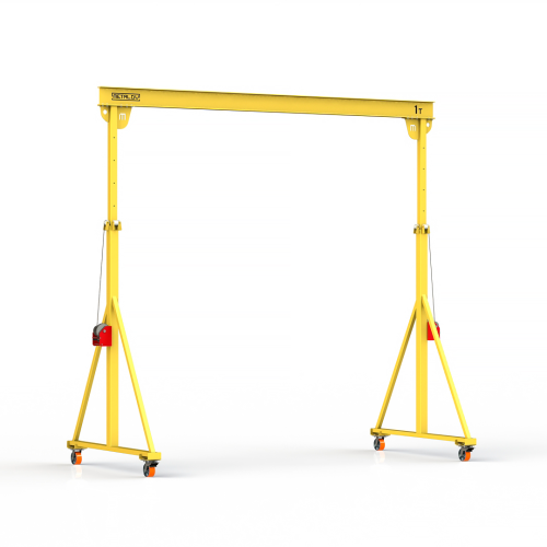 Мини кран козловой с регулируемой высотой Мобиус-TU до 1T 3-4x5 метров