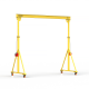Мини кран козловой с регулируемой высотой Мобиус-TU до 1T 3-4x5 метров