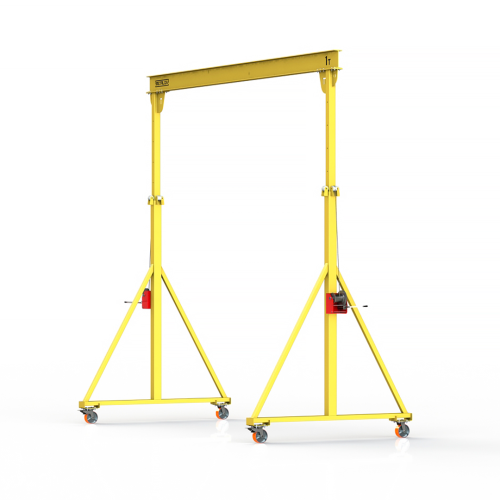 Мини кран козловой с регулируемой высотой Мобиус-TU до 1T 3-4x5 метров