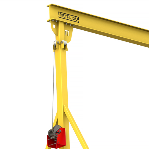 Мини кран козловой с регулируемой высотой Мобиус-TU до 4Т 3,5-5x5 метров