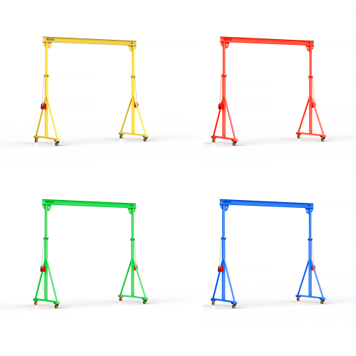 Мини кран козловой с регулируемой высотой Мобиус-TU до 5Т 4-6x4 метра