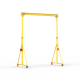 Мини кран козловой с регулируемой высотой Мобиус-TU до 1Т 3,5-5x5 метров