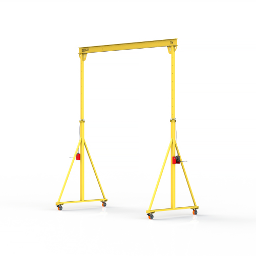 Мини кран козловой с регулируемой высотой Мобиус-TU до 1Т 3,5-5x5 метров