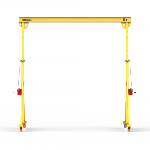 Мини кран козловой с регулируемой высотой Мобиус-TU до 2T 3-4x5 метров