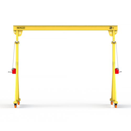 Мини кран козловой с регулируемой высотой Мобиус-TU до 2T 3-4x5 метров