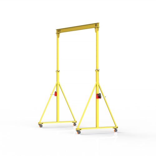 Мини кран козловой с регулируемой высотой Мобиус-TU до 2Т 3,5-5x3 метра