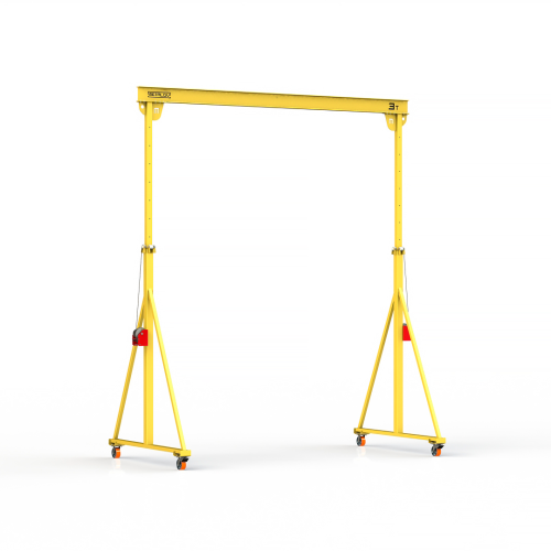Мини кран козловой с регулируемой высотой Мобиус-TU до 3Т 4-6x5 метров