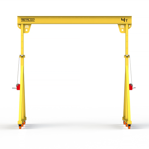 Мини кран козловой с регулируемой высотой Мобиус-TU до 4T 3-4x5 метров