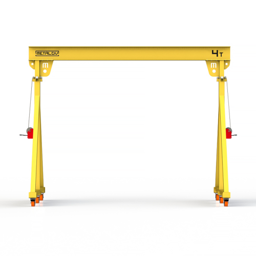 Мини кран козловой с регулируемой высотой Мобиус-TU до 4T 3-4x5 метров