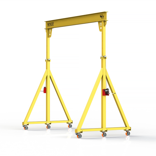 Мини кран козловой с регулируемой высотой Мобиус-TU до 4T 3-4x5 метров