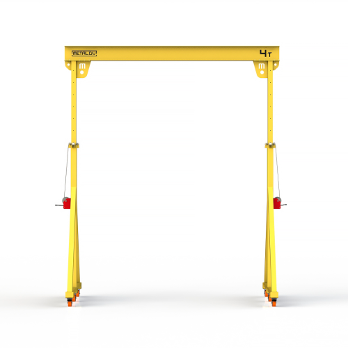 Мини кран козловой с регулируемой высотой Мобиус-TU до 4Т 3,5-5x5 метров