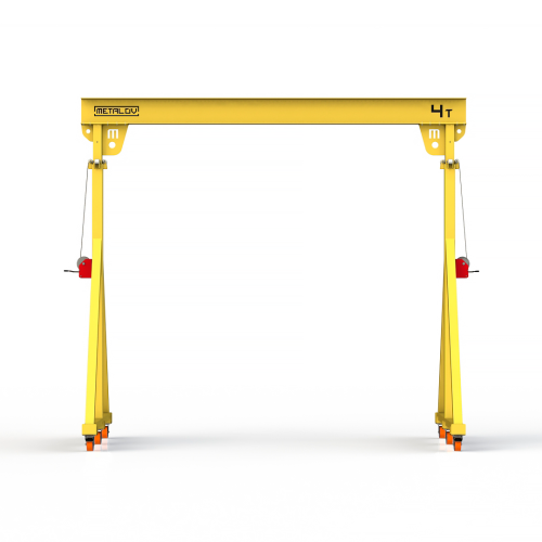 Мини кран козловой с регулируемой высотой Мобиус-TU до 4Т 3,5-5x5 метров