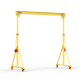 Мини кран козловой с регулируемой высотой Мобиус-TU до 500 кг 3-4x3 метра
