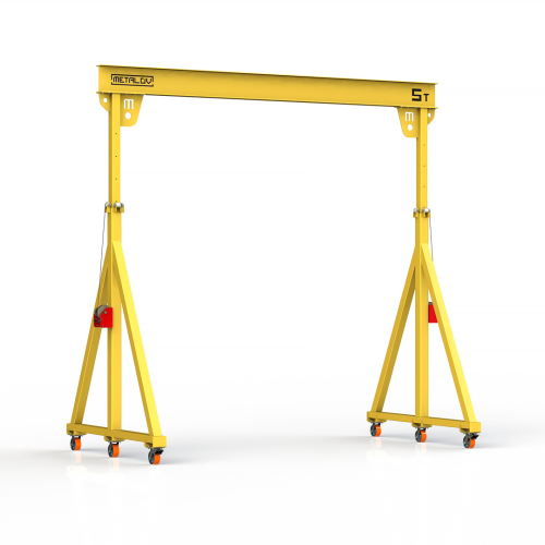 Мини кран козловой с регулируемой высотой Мобиус-TU до 5T 3-4x4 метра