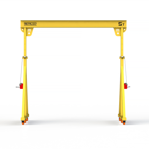 Мини кран козловой с регулируемой высотой Мобиус-TU до 5T 3-4x4 метра