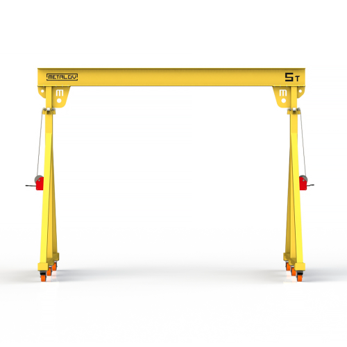 Мини кран козловой с регулируемой высотой Мобиус-TU до 5T 3-4x4 метра