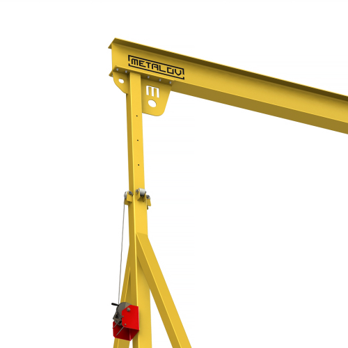 Мини кран козловой с регулируемой высотой Мобиус-TU до 5Т 4-6x4 метра