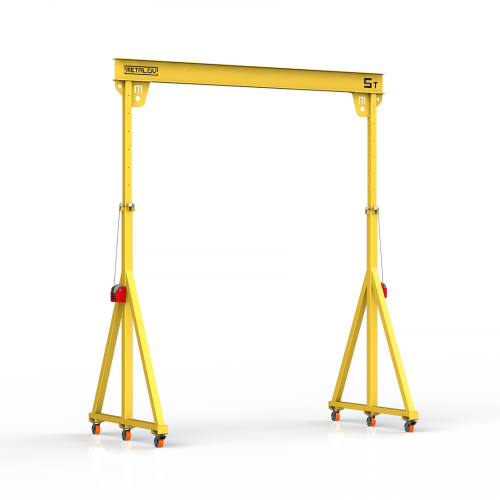 Мини кран козловой с регулируемой высотой Мобиус-TU до 5Т 4-6x4 метра