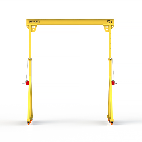 Мини кран козловой с регулируемой высотой Мобиус-TU до 5Т 4-6x4 метра