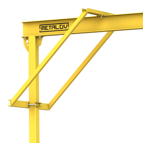 Мини кран козловой ручной усиленный Мобиус-R1 до 1Т 2x2 метра