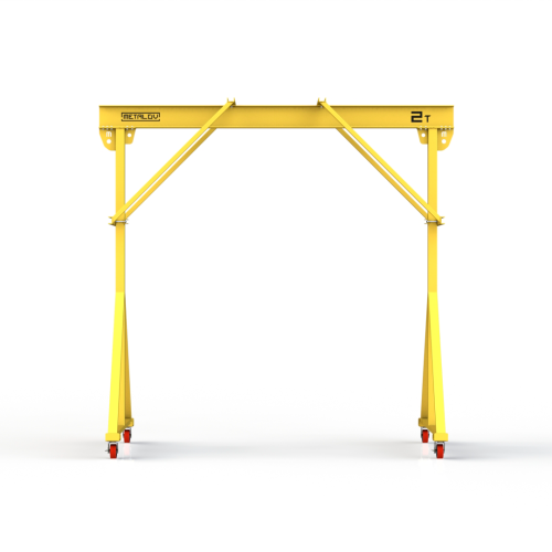 Мини кран козловой ручной усиленный Мобиус-R2 до 2Т 2x3 метра