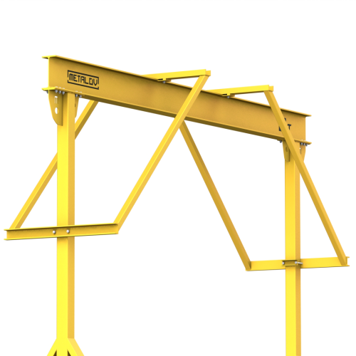 Мини кран козловой ручной усиленный Мобиус-R2 до 2Т 2x3 метра