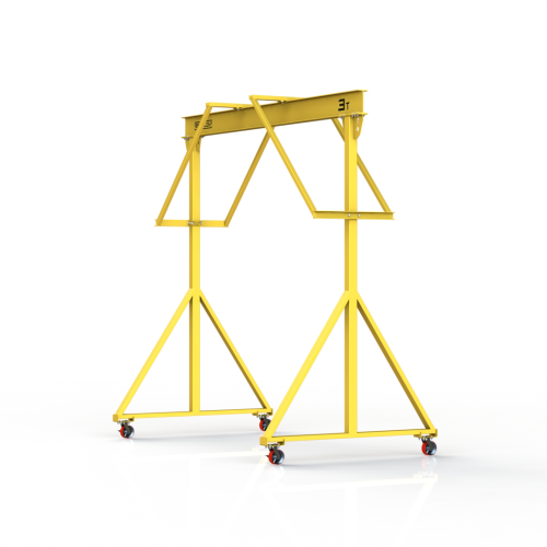 Мини кран козловой ручной усиленный Мобиус-R2 до 3Т 2x2 метра