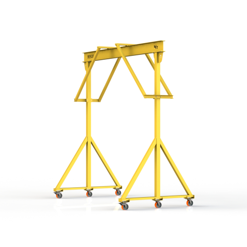 Мини кран козловой ручной усиленный Мобиус-R2 до 4Т 4x3 метра