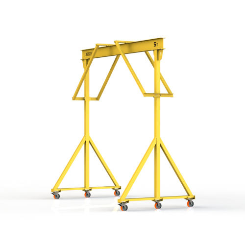 Мини кран козловой ручной усиленный Мобиус-R2 до 5Т 5x5 метров