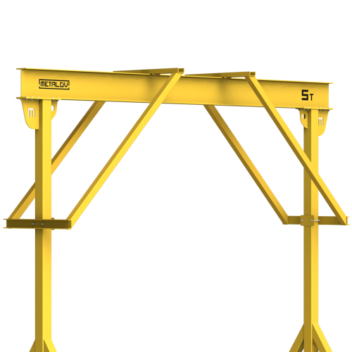 Мини кран козловой ручной усиленный Мобиус-R2 до 5Т 5x5 метров