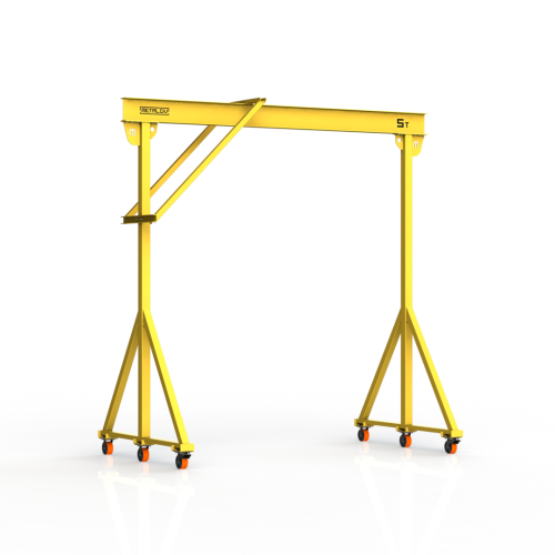 Мини кран козловой ручной усиленный Мобиус-R1 до 5Т 3x2 метра