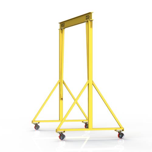 Мини кран козловой ручной усиленный Мобиус-V до 500 кг 2x2 метра