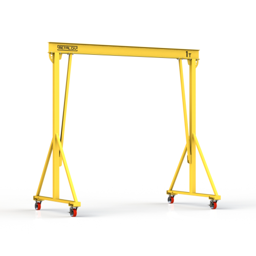 Мини кран козловой ручной усиленный Мобиус-V до 1Т 2x2 метра