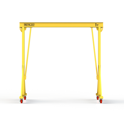 Мини кран козловой ручной усиленный Мобиус-V до 1Т 2x2 метра