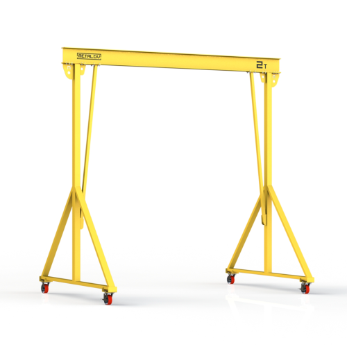 Мини кран козловой ручной усиленный Мобиус-V до 2Т 4x5 метров