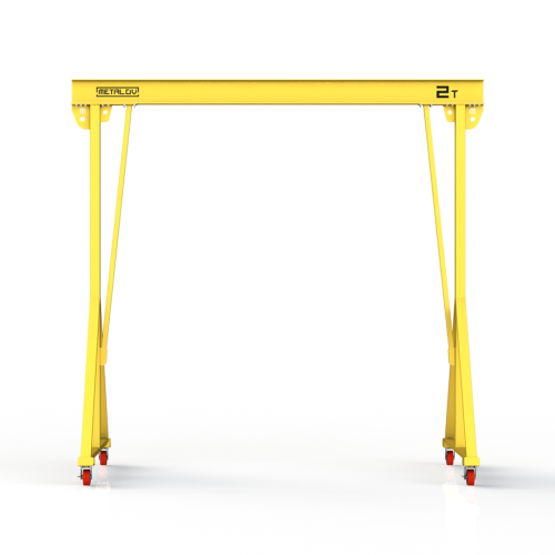 Мини кран козловой ручной усиленный Мобиус-V до 2Т 4x5 метров