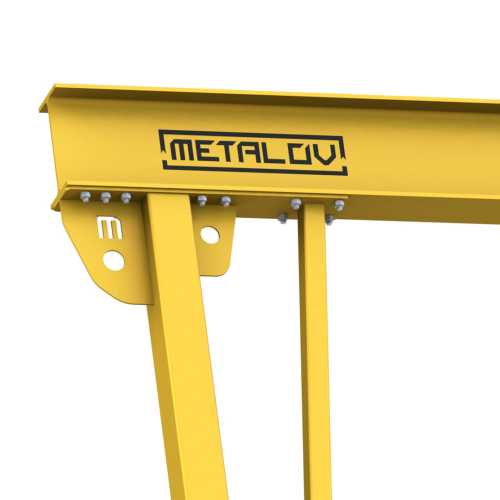 Мини кран козловой ручной усиленный Мобиус-V до 2Т 4x5 метров