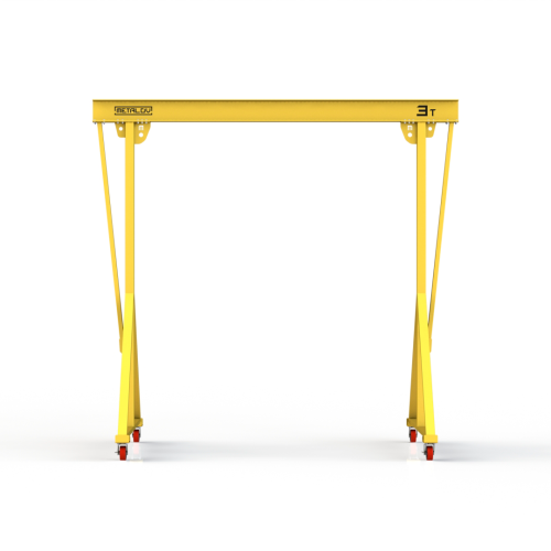 Мини кран козловой ручной усиленный Мобиус-V до 3Т 2x4 метра