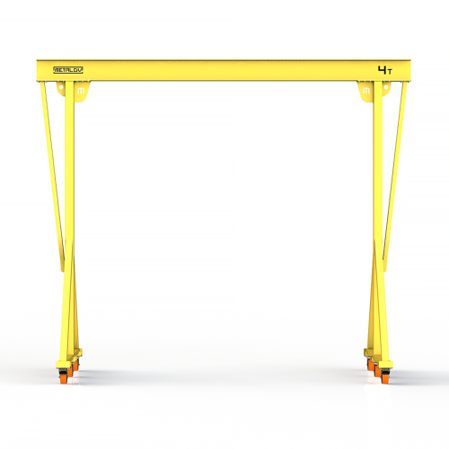 Мини кран козловой ручной усиленный Мобиус-V до 4Т 3x2 метра