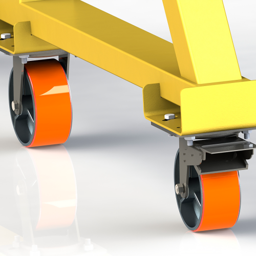 Мини кран козловой ручной усиленный Мобиус-V до 5Т 3x2 метра