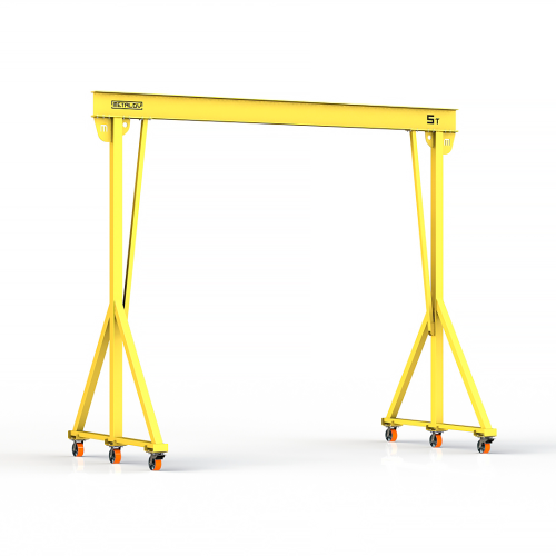 Мини кран козловой ручной усиленный Мобиус-V до 5Т 3x2 метра