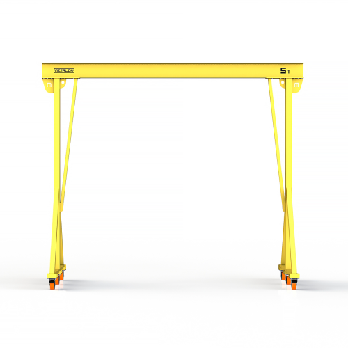 Мини кран козловой ручной усиленный Мобиус-V до 5Т 3x2 метра