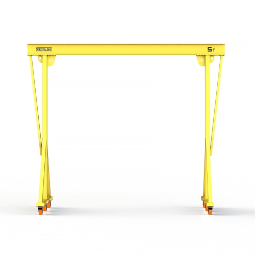 Мини кран козловой ручной усиленный Мобиус-V до 5Т 3x2 метра