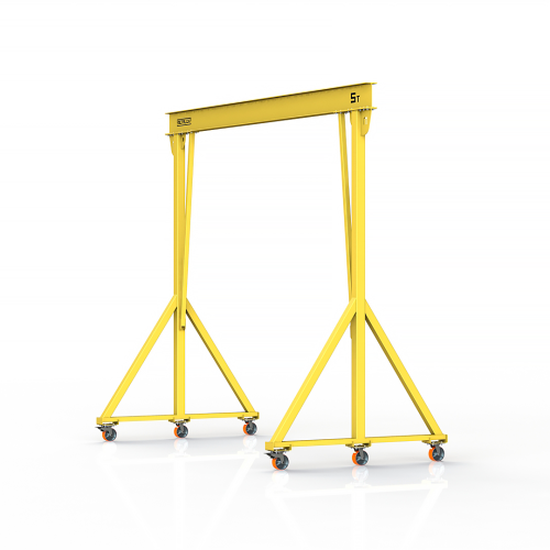 Мини кран козловой ручной усиленный Мобиус-V до 5Т 3x2 метра